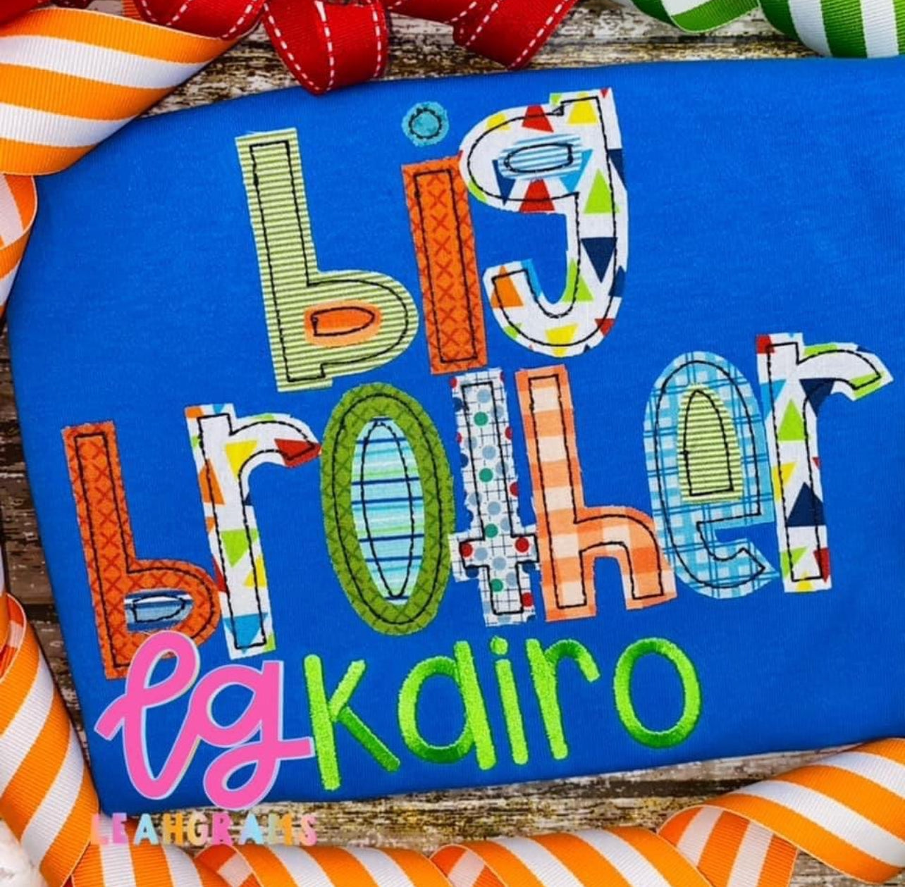 *Custom Name* Big Brother (lowercase) Birthday Shirt