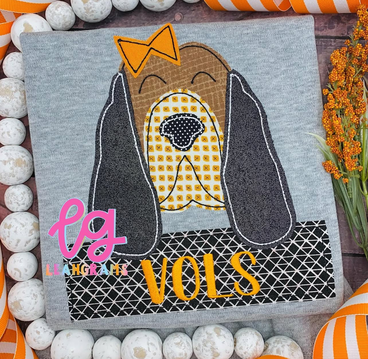 Long-Eared Hound Dog Mascot Team Shirt