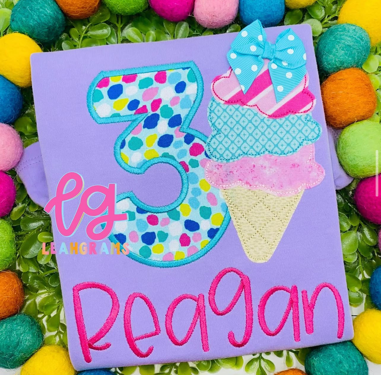 Ice Cream Cone Birthday Shirt