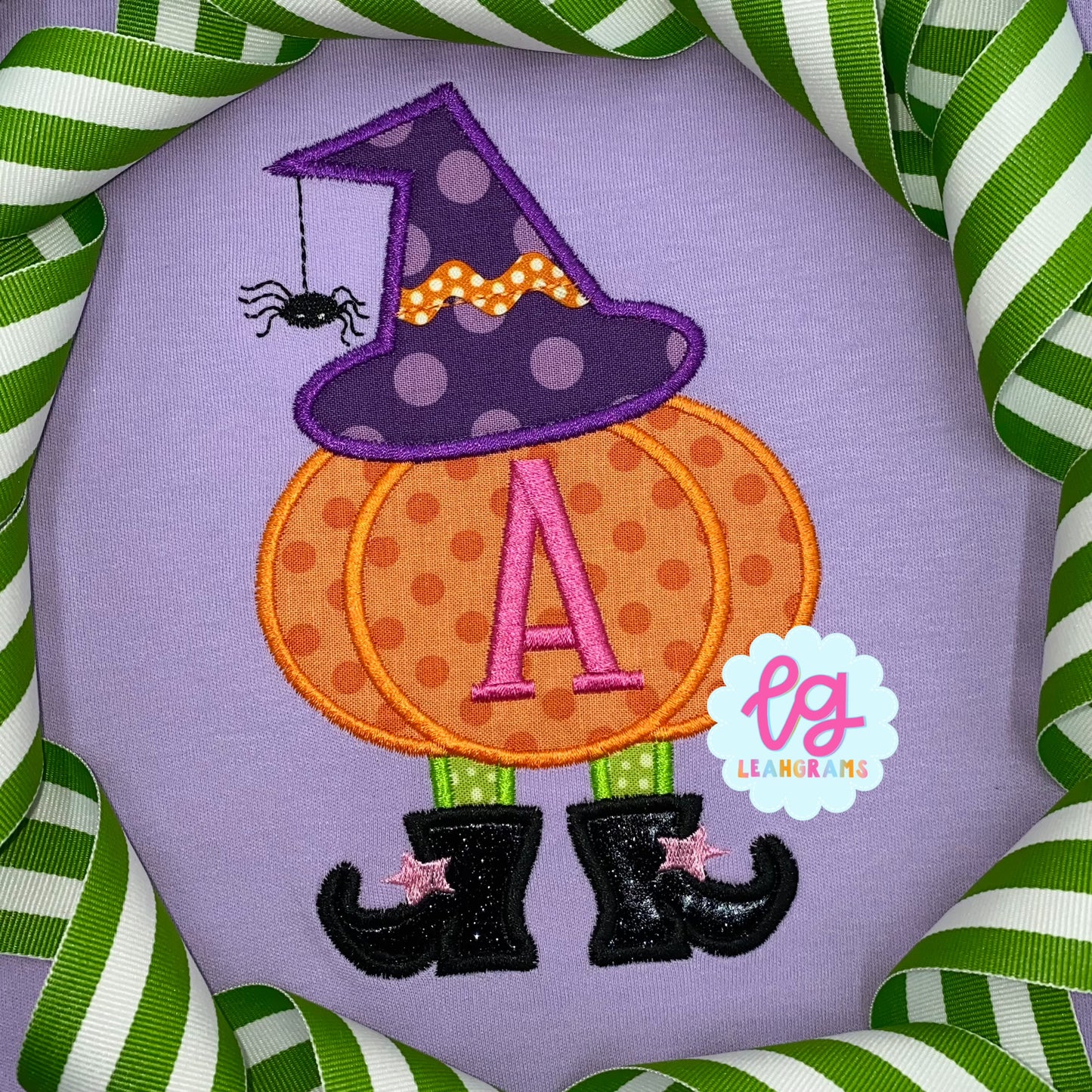 Witch Pumpkin Letter Shirt