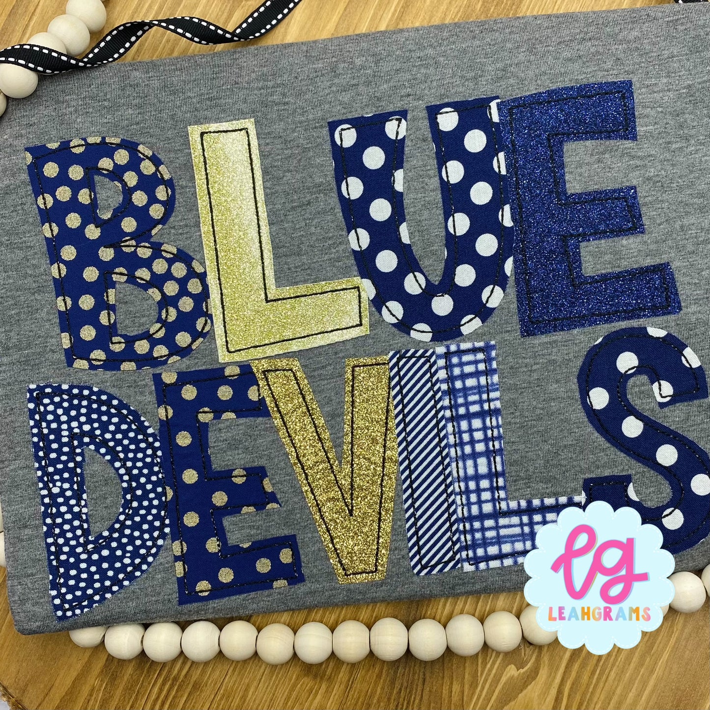 School Mascot Applique Shirt