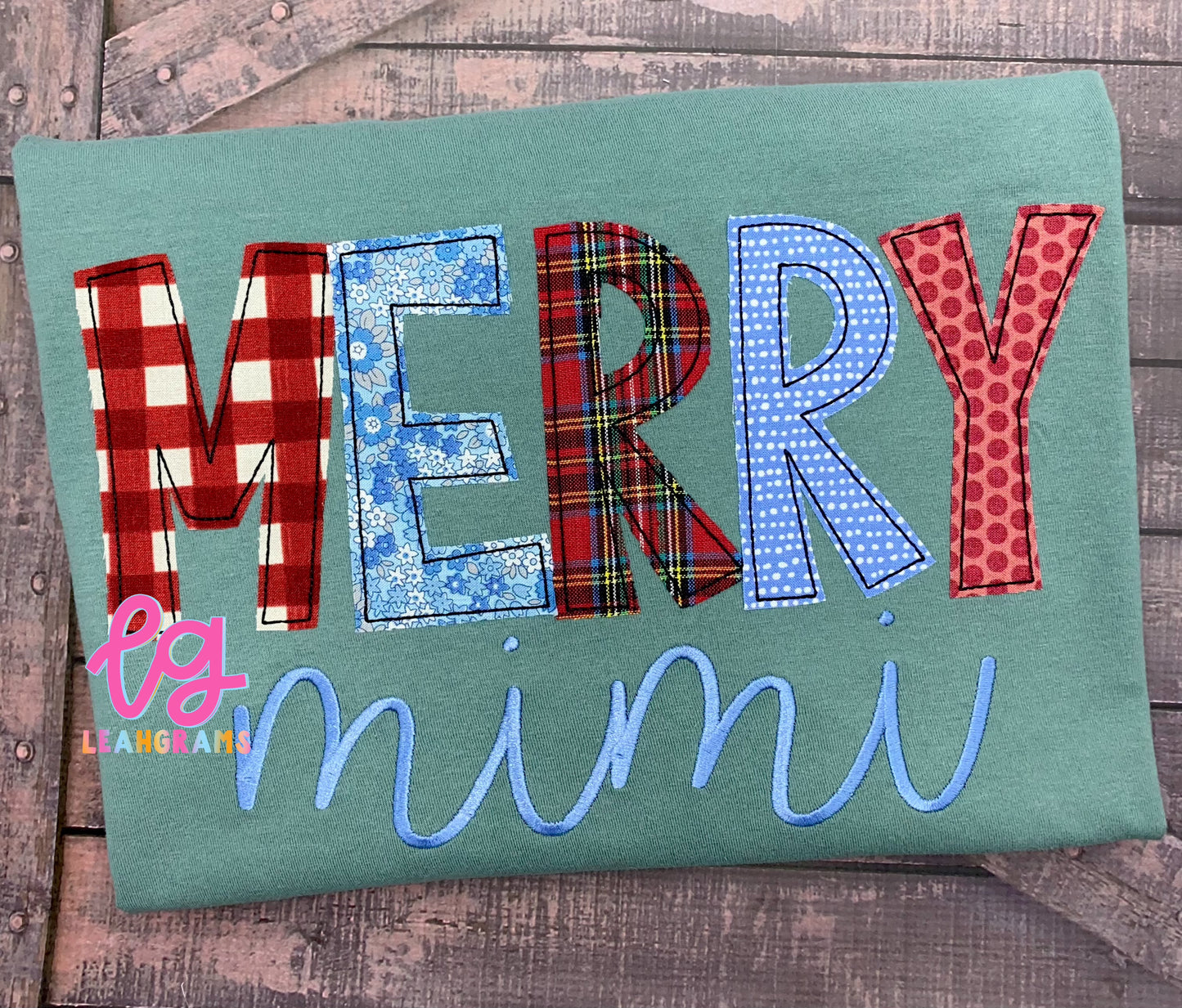 Merry *Special Name* Custom Applique Shirt