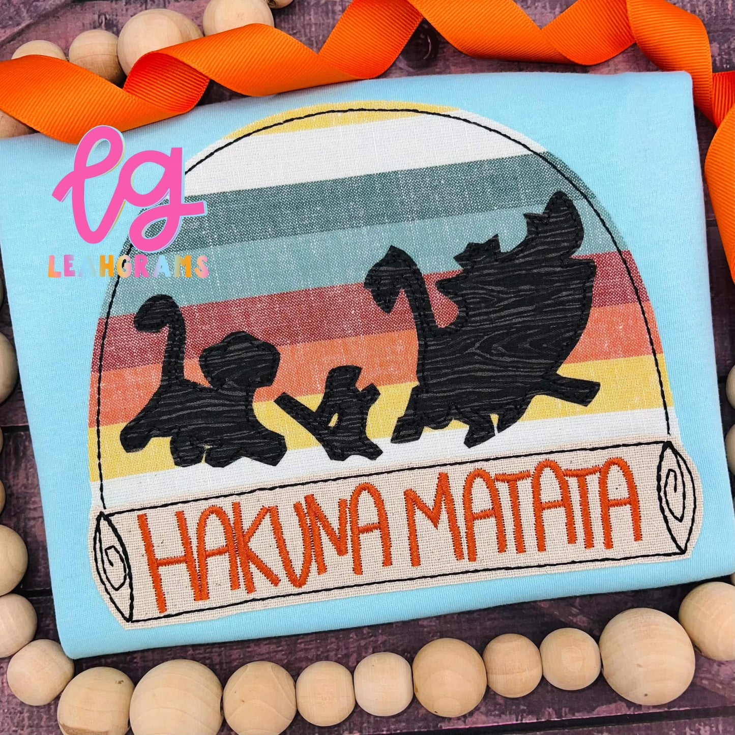 Inspired Applique Shirt- Hakuna Matata