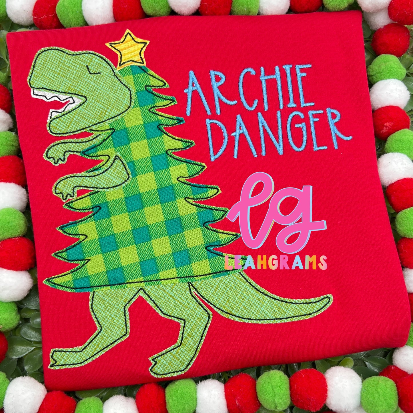 Tree-Rex with Name Applique Shirt