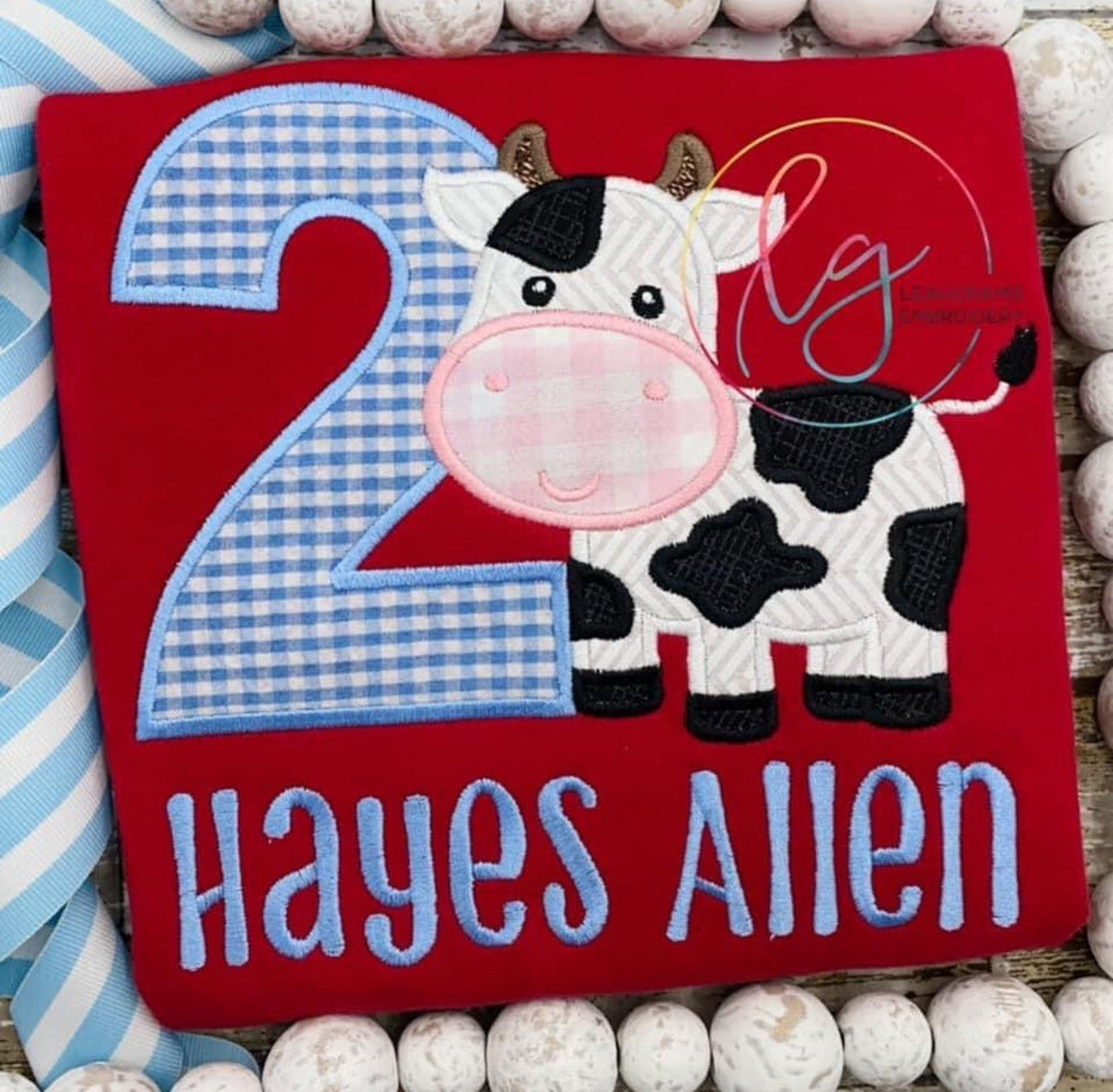 Cute Cow Birthday Shirt