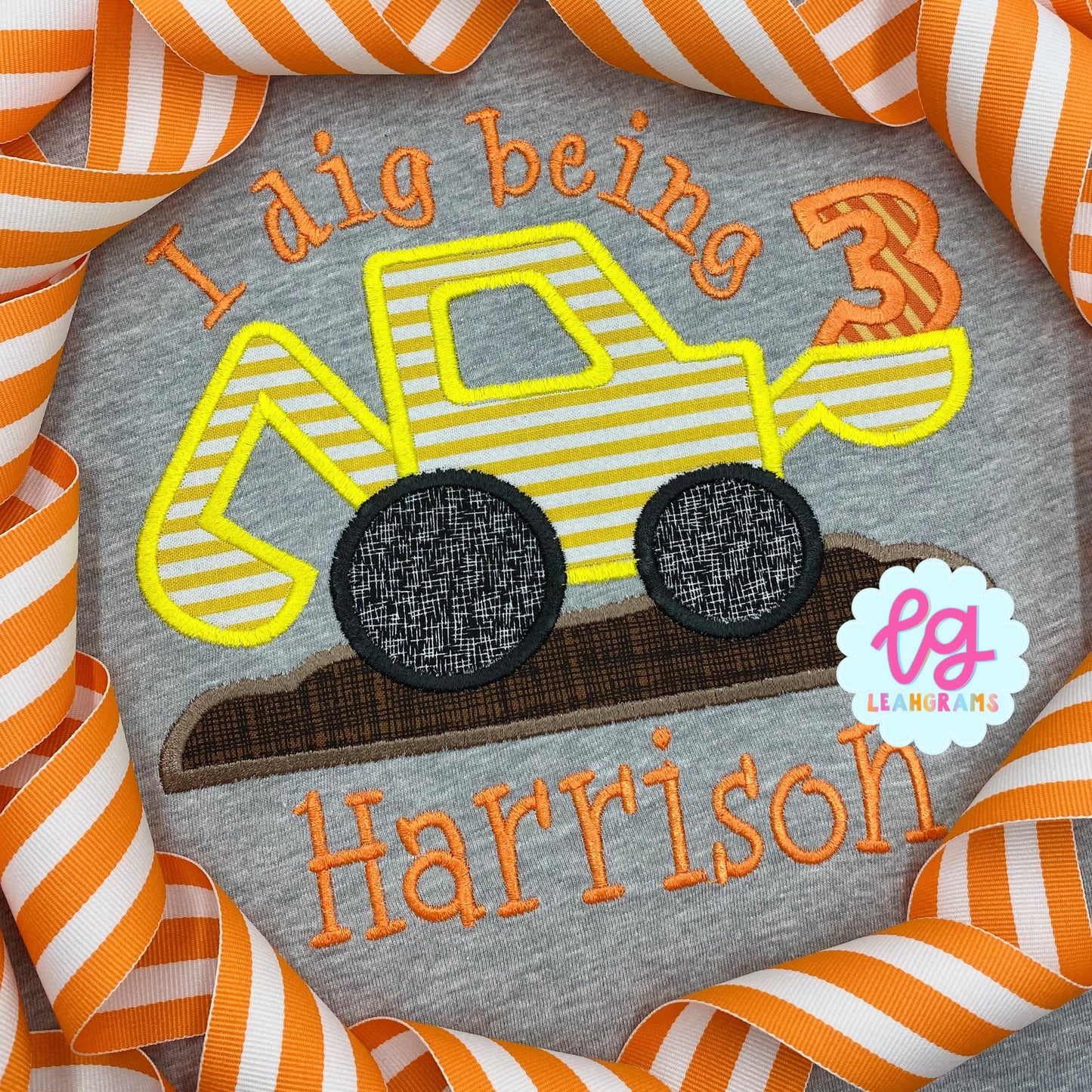 Backhoe Birthday Shirt