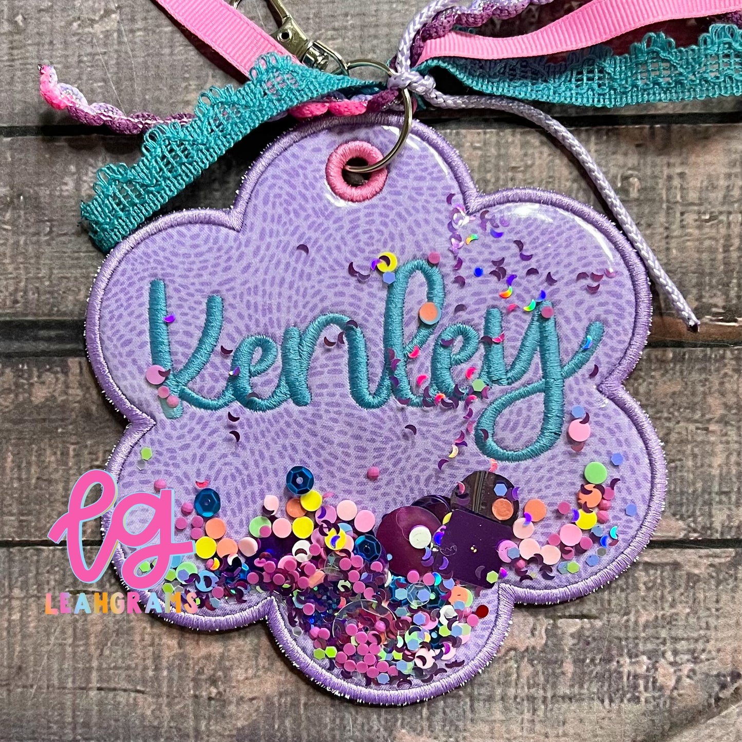 Confetti Bag Tag