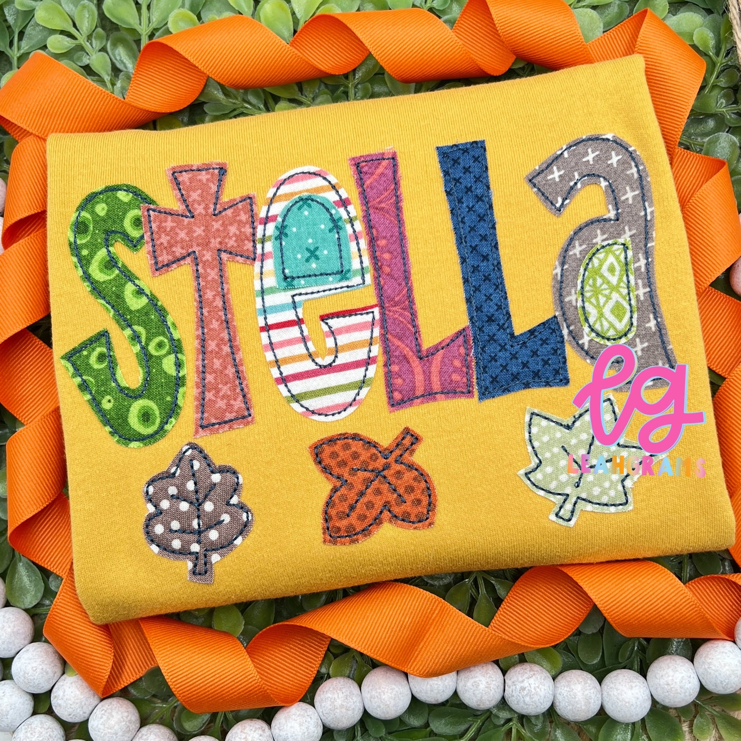 Fall Name Appliqué Shirt