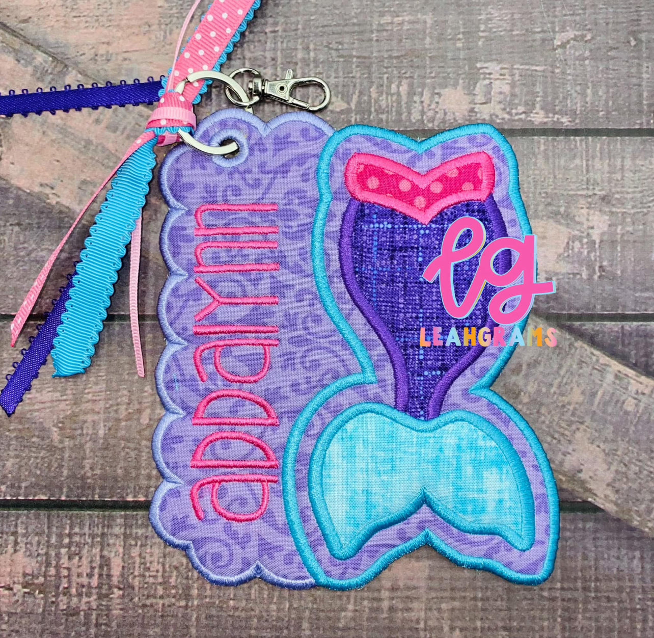Mermaid Fin Bag Tag
