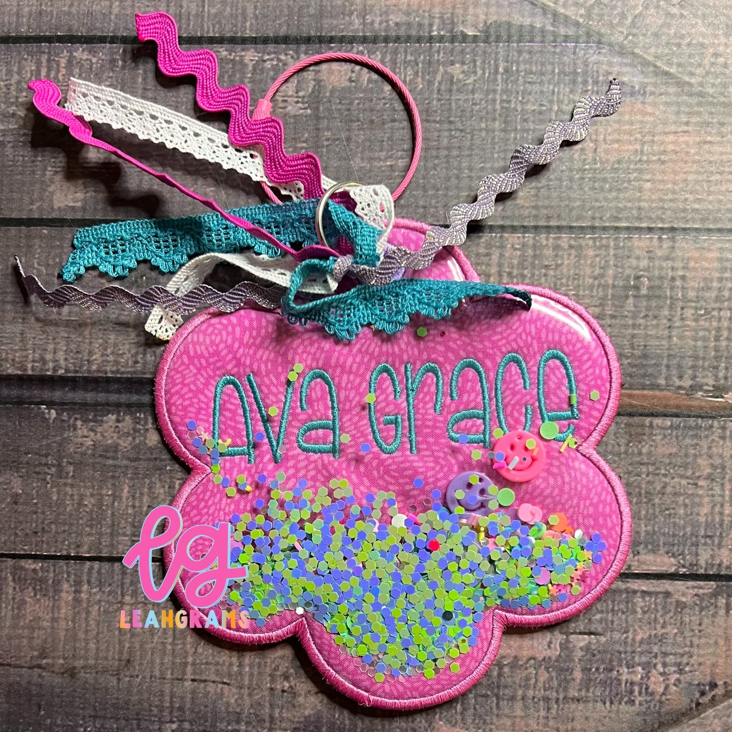Confetti Bag Tag