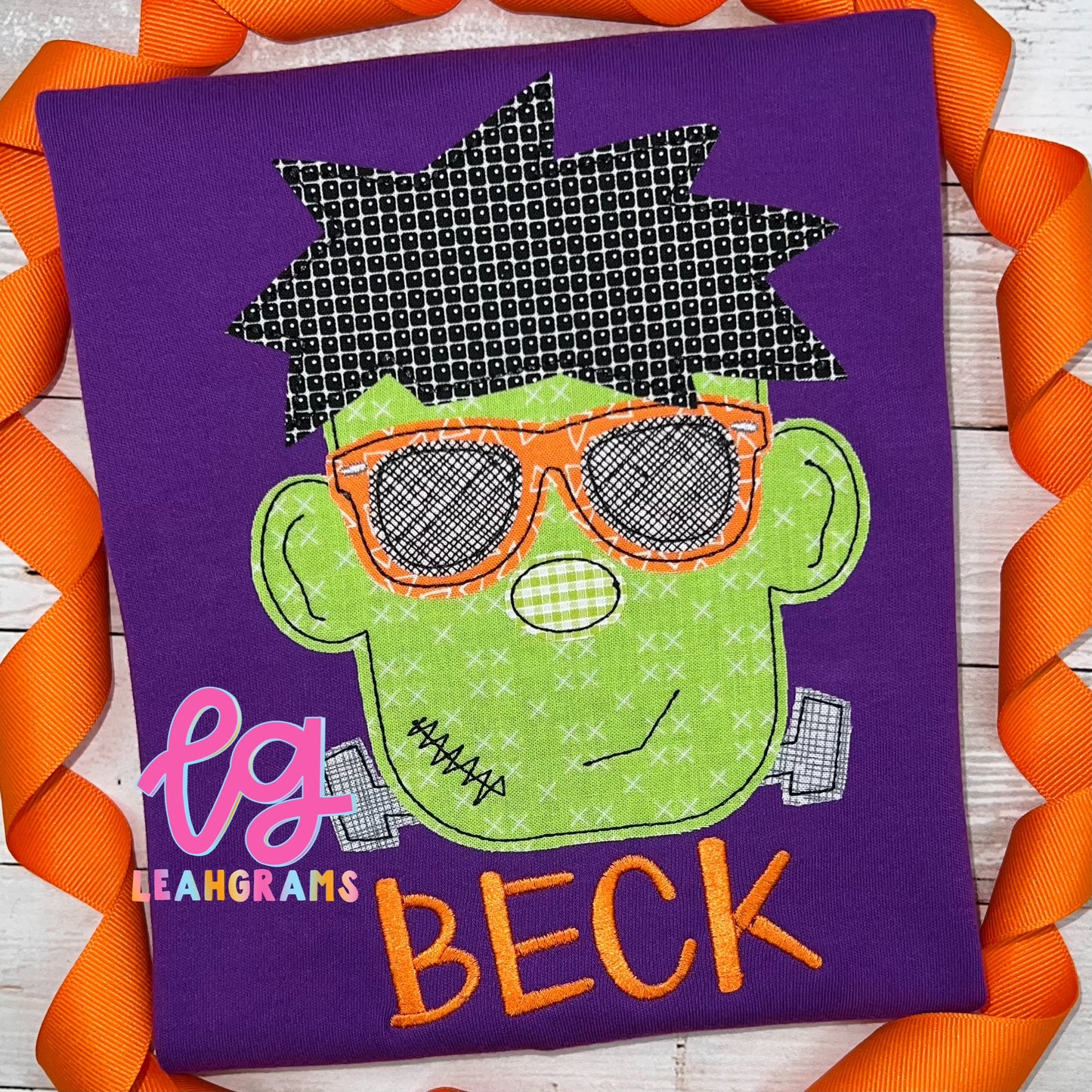 Frankenstein Halloween Name Shirt