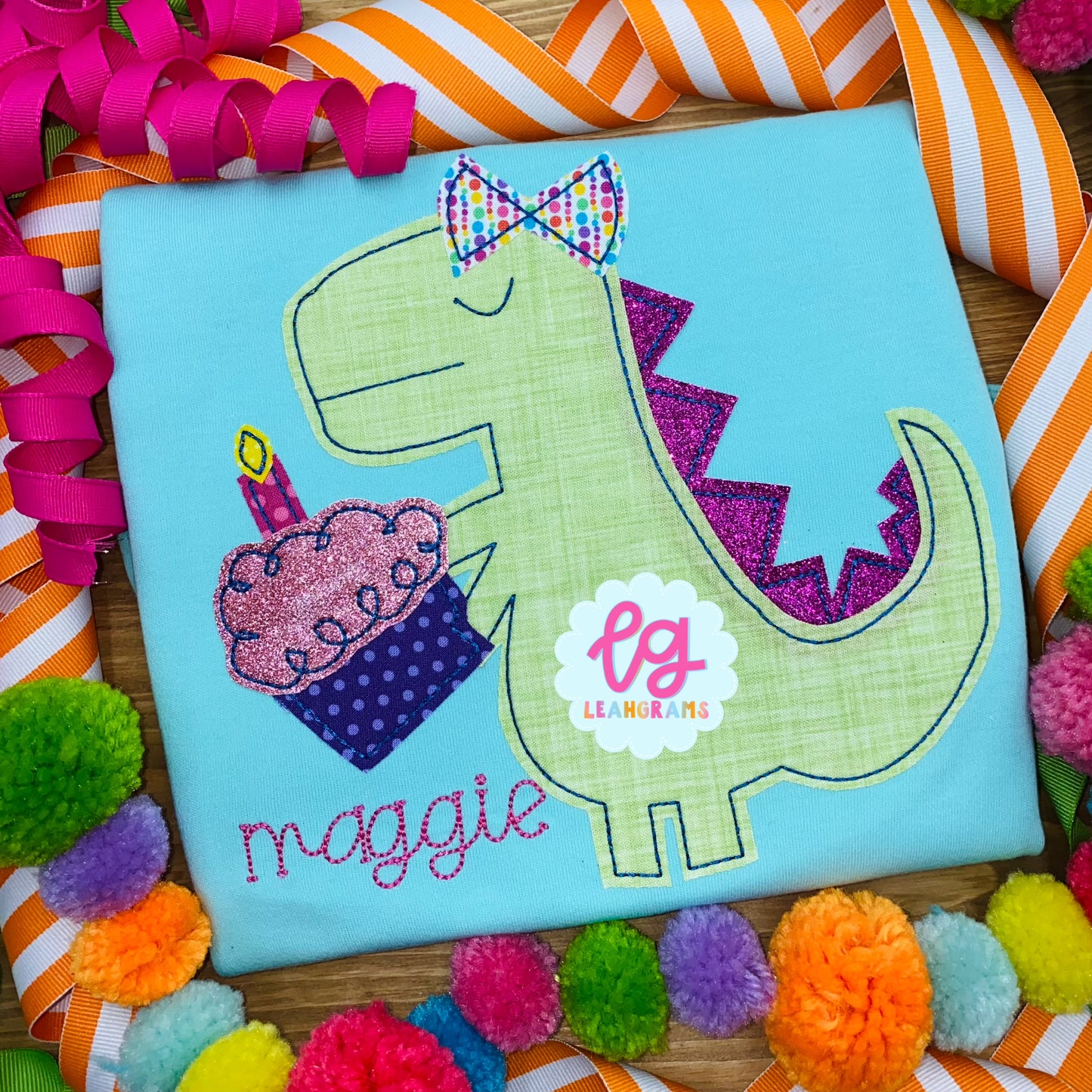 Cupcake Dino Birthday Shirt