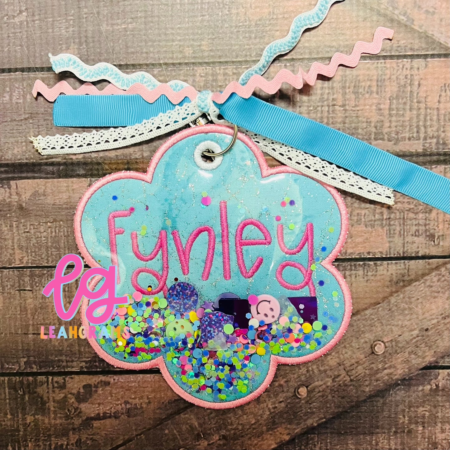 Confetti Bag Tag