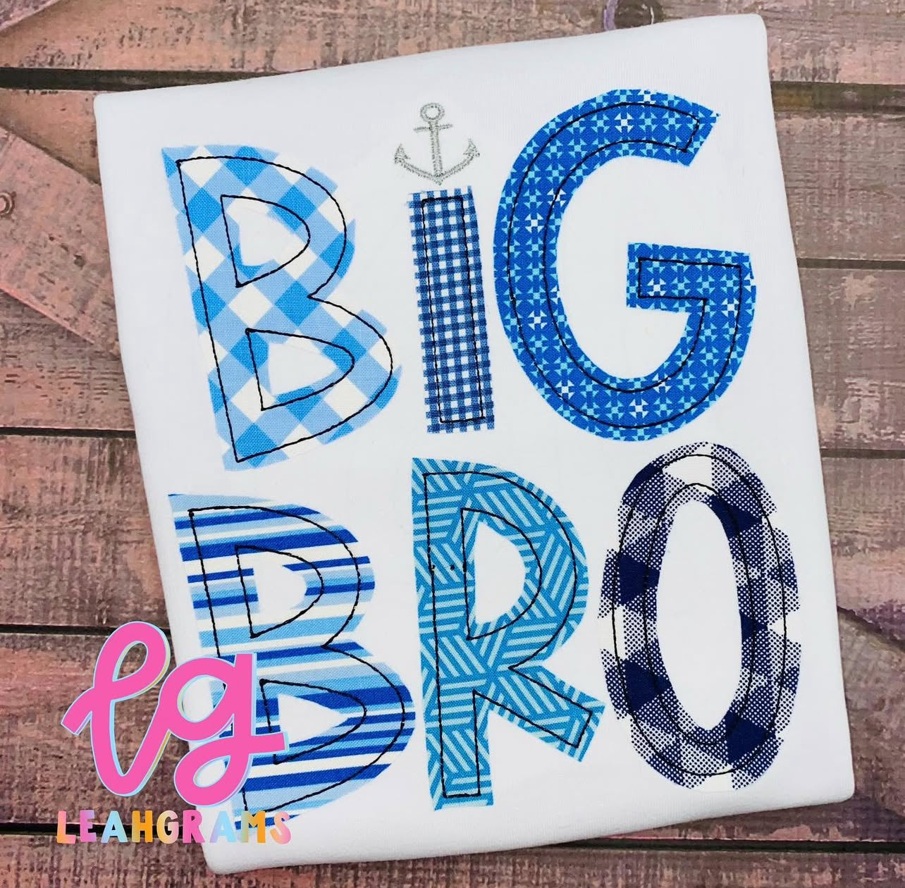 Uppercase Big Bro Birthday Shirt