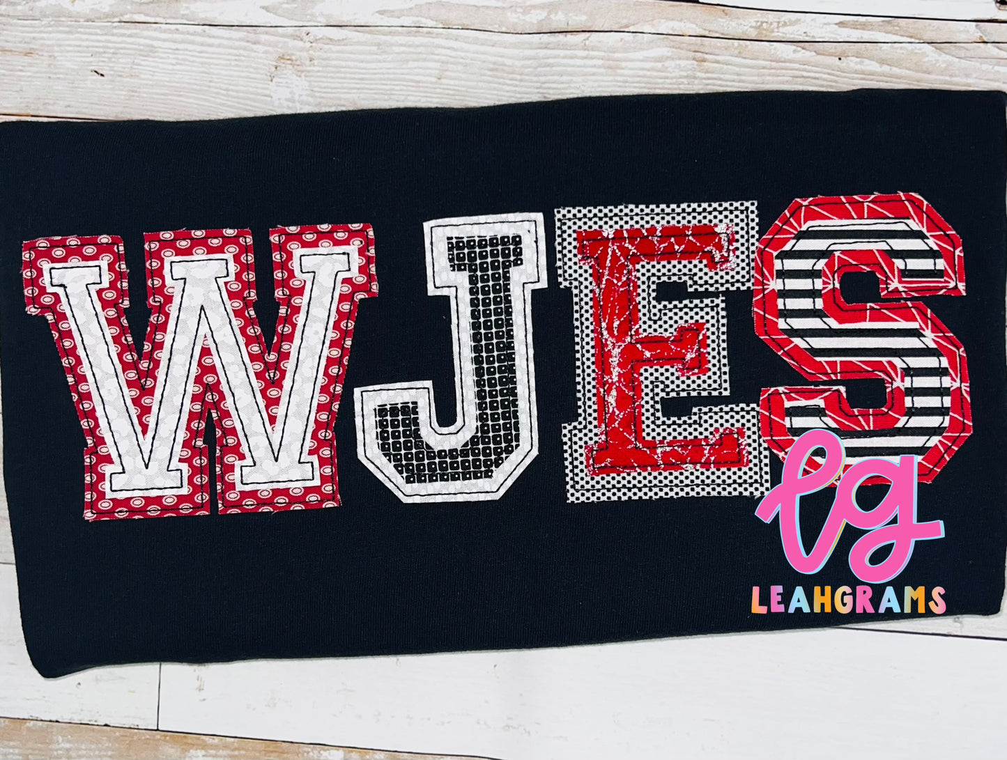 School Spirit Applique Shirt - Adult