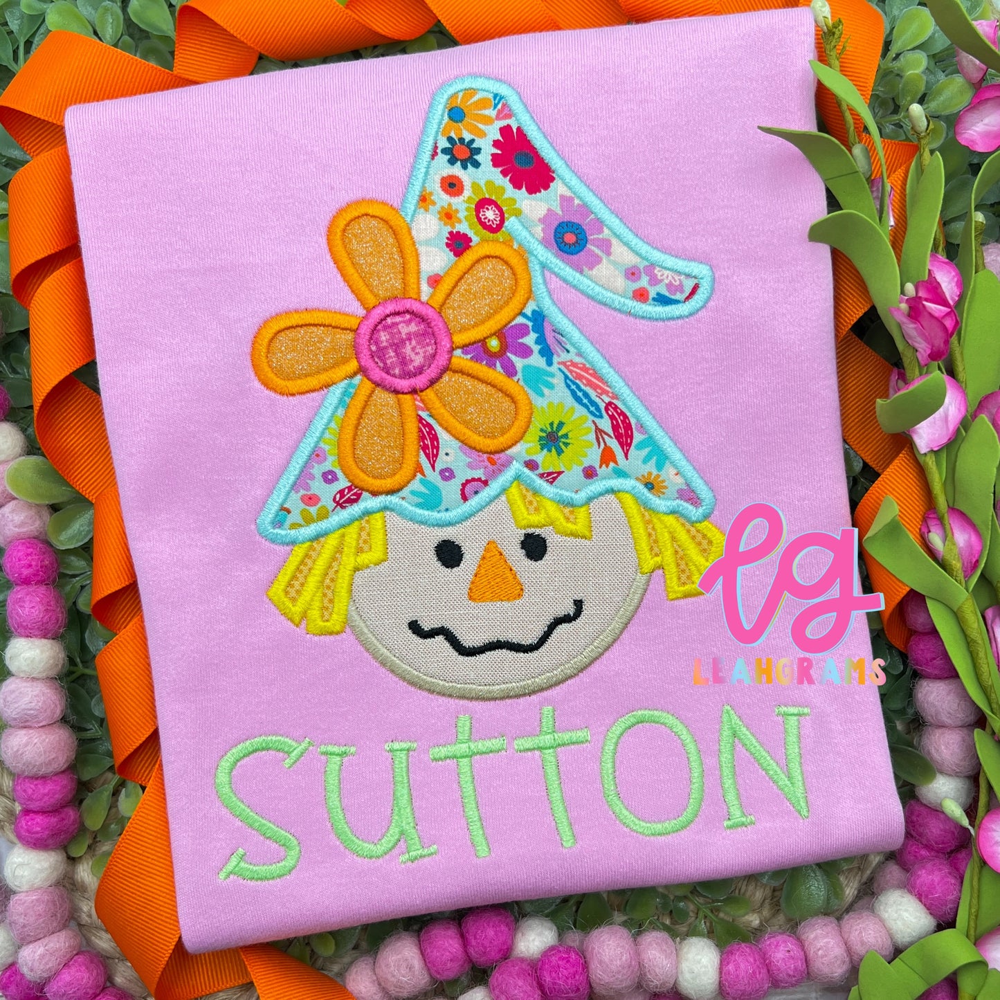 Fall Scarecrow Name Shirt