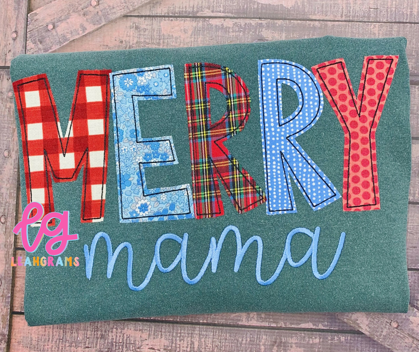 Merry *Special Name* Custom Applique Shirt