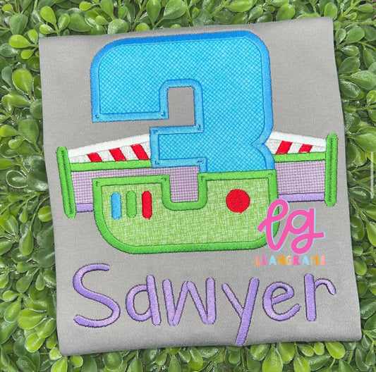 Buzz Lightyear Birthday Shirt