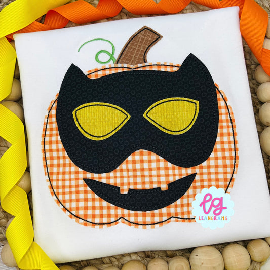 Batman Pumpkin Appliqué Shirt