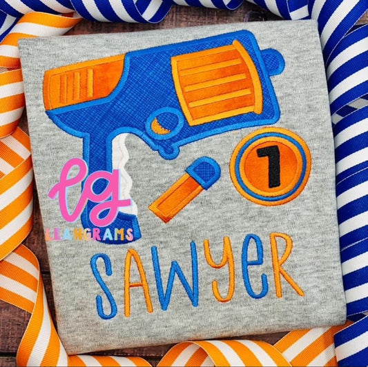 Nerf Gun Birthday Shirt