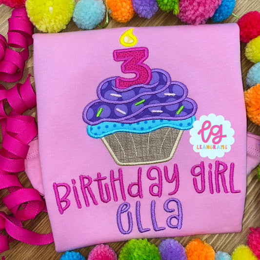 Cupcake Birthday Shirt