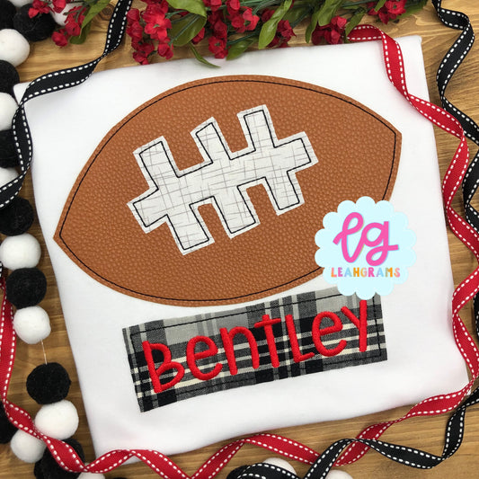 Stitch Football with Name Shirt