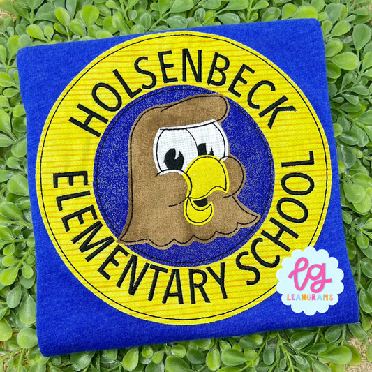 HOLSENBECK HAWKS Applique Shirt - Adult