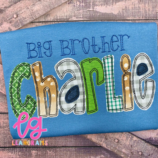 Big Brother *Custom Name* Birthday Shirt