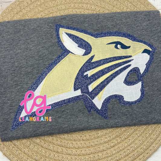APALACHEE WILDCATS Applique Shirt - Adult