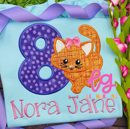 Kitty Cat Birthday Shirt