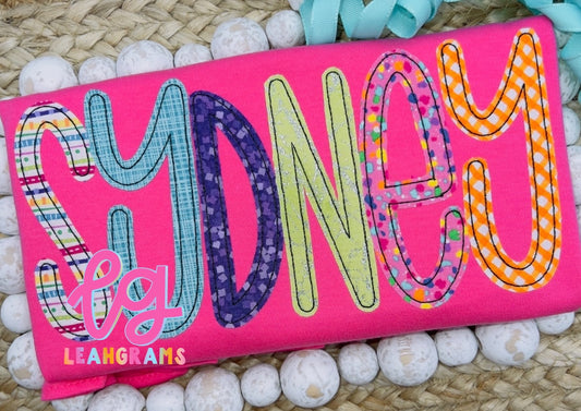 Appliqué Name Shirt