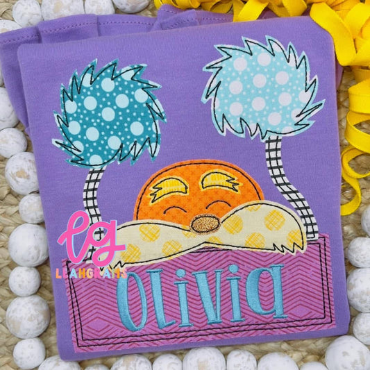 Inspired Applique Shirt- the Lorax