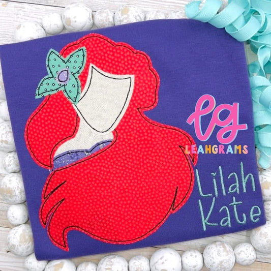 Inspired Applique Shirt- Ariel