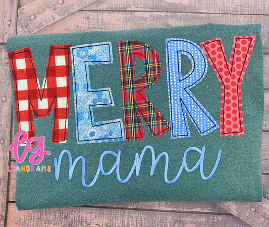 Merry *Special Name* Custom Applique Shirt