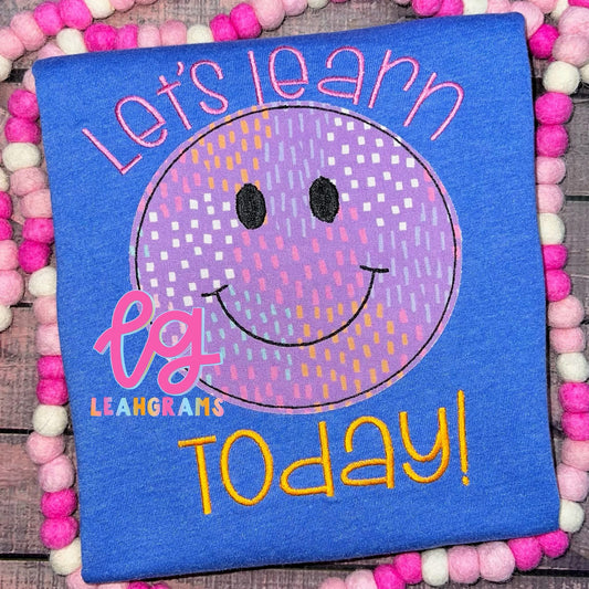 Smiley Face Appliqué Shirt
